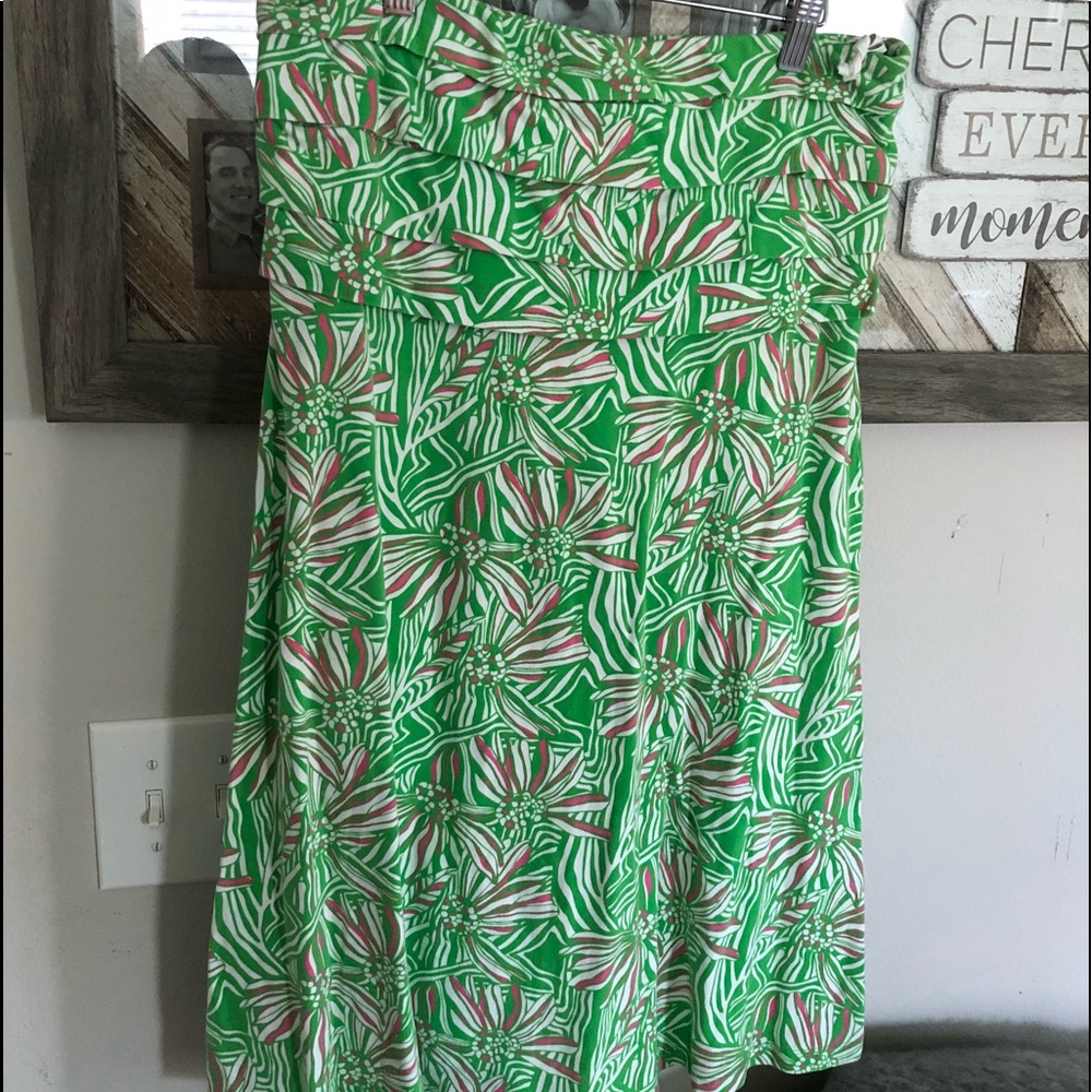 Lilly Pulitzer strapless dress